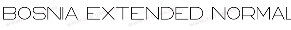 Bosnia Extended Normal字体转换